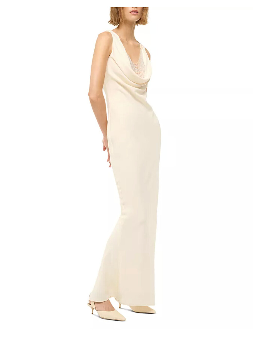 NWT $795 STAUD GIA Wedding Bridal Beaded Crystal Designer Dress Cocktail 00/XXS - Picture 5 of 13